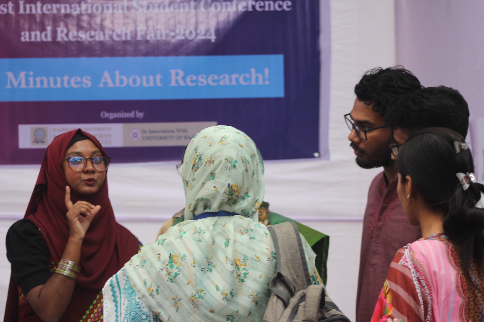 Delegates in discussion at RURS 1st ISCRF 2024