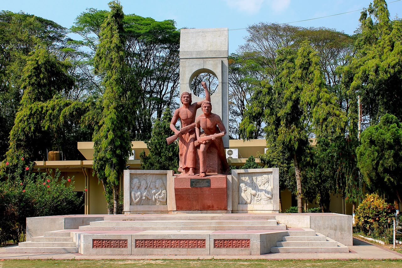 Liberation War memorial at Rajshahi University